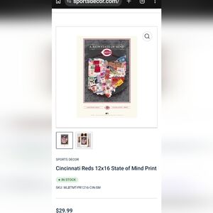 State of Mind Wall Art - Red Accent